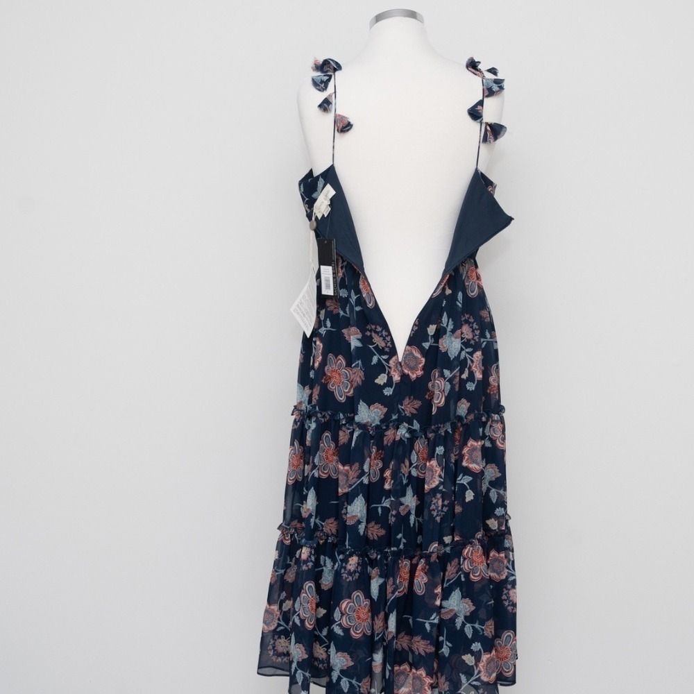 SACHIN & BABI Dalia tiered floral-print chiffon midi dress. - Picture 15 of 15